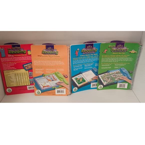 Leap Frog Leap Pad Learning System lot of 16 books and cartridges Works - Picture 9 of 9